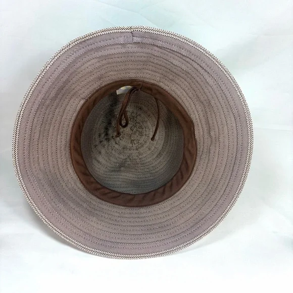 Wallaroo Hat Company Retired Ellie Taunt Tan Packable Sun Hat O/S Adjustable - Picture 7 of 13